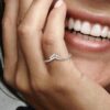 Tiara Wishbone Ring – Sterlingsilber Tiara Wishbone Ring – Sterlingsilber