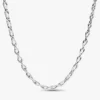 Set aus gravierbarem rechteckigem Anhänger und Unendlichkeitskette, 2er-Set Set aus gravierbarem rechteckigem Anhänger und Unendlichkeitskette, 2er-Set