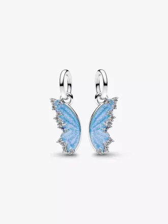 Teilbarer Schmetterlings-Dangle Charm aus Sterlingsilber