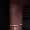 Trennbarer Dangle Charm „Love Birds“ aus Sterlingsilber