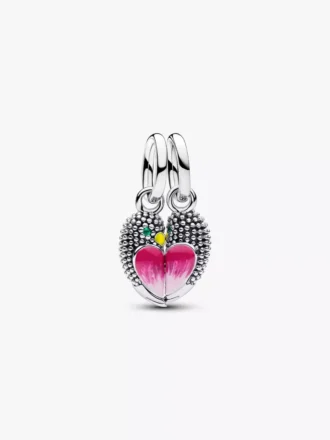 Trennbarer Dangle Charm „Love Birds“ aus Sterlingsilber