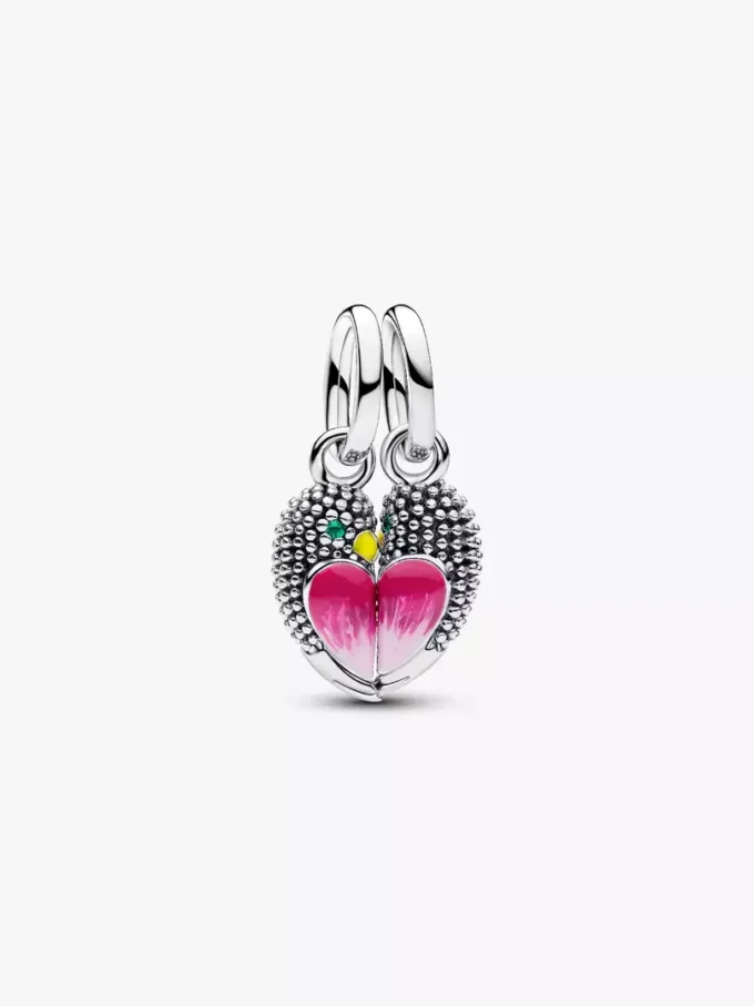 Trennbarer Dangle Charm „Love Birds“ aus Sterlingsilber