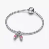 Trennbarer Dangle Charm „Love Birds“ aus Sterlingsilber