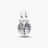 Trennbarer Dangle Charm „Love Birds“ aus Sterlingsilber