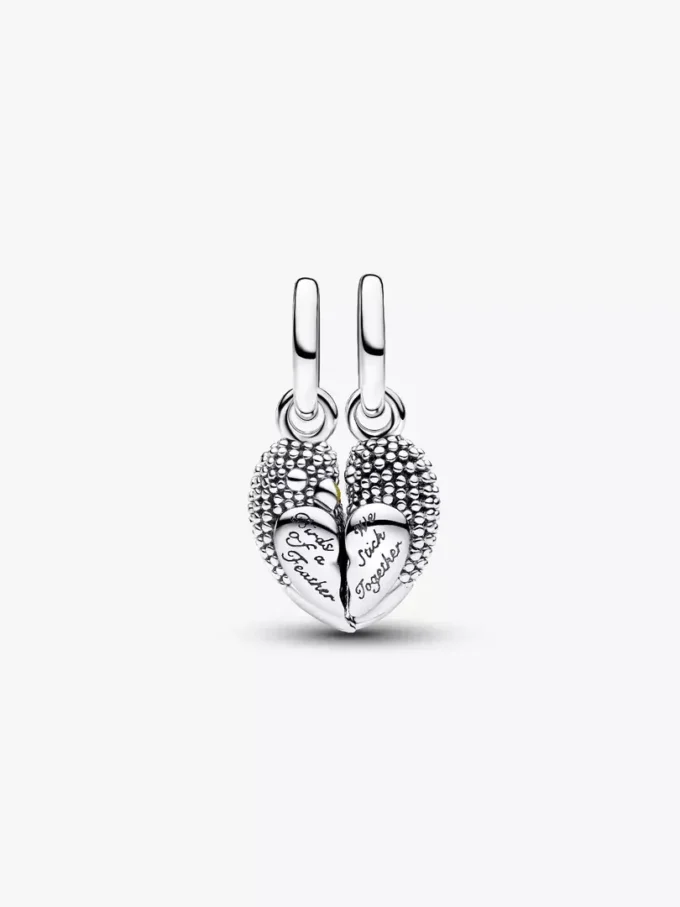 Trennbarer Dangle Charm „Love Birds“ aus Sterlingsilber