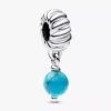 Türkisfarbener Dangle Charm aus Sterlingsilber