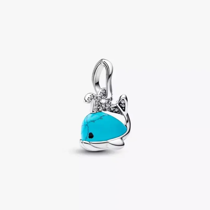 „Luck of the Whale“-Dangle Charm-Ohrring-Set mit 3 Charms „Luck of the Whale“-Dangle Charm-Ohrring-Set mit 3 Charms