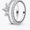 Tropfenförmiges Tiara-Ring-Set, 2er-Set Tropfenförmiges Tiara-Ring-Set, 2er-Set