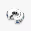 Tropischer Seestern & Muschel-Clip Charm aus Sterlingsilber