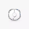 Tropischer Seestern & Muschel-Clip Charm aus Sterlingsilber