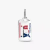 USA-Postkarten-Dangle Charm aus Sterlingsilber USA-Postkarten-Dangle Charm aus Sterlingsilber