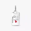 USA-Postkarten-Dangle Charm aus Sterlingsilber USA-Postkarten-Dangle Charm aus Sterlingsilber