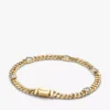 Vergoldetes Herz-Kubaketten-Armband & Ring-Set, 2er-Set Vergoldetes Herz-Kubaketten-Armband & Ring-Set, 2er-Set
