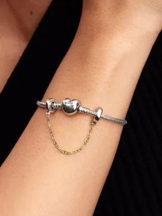 Verlängerte Safety Chain aus Sterlingsilber, 14-karätig vergoldet Verlängerte Safety Chain aus Sterlingsilber, 14-karätig vergoldet