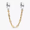 Verlängerte Safety Chain aus Sterlingsilber, 14-karätig vergoldet Verlängerte Safety Chain aus Sterlingsilber, 14-karätig vergoldet