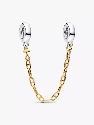 Verlängerte Safety Chain aus Sterlingsilber, 14-karätig vergoldet Verlängerte Safety Chain aus Sterlingsilber, 14-karätig vergoldet