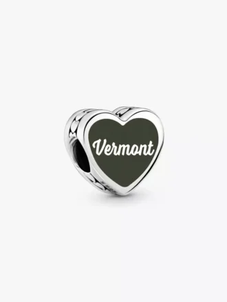 Vermont-Herz-Charm aus Sterlingsilber Vermont-Herz-Charm aus Sterlingsilber