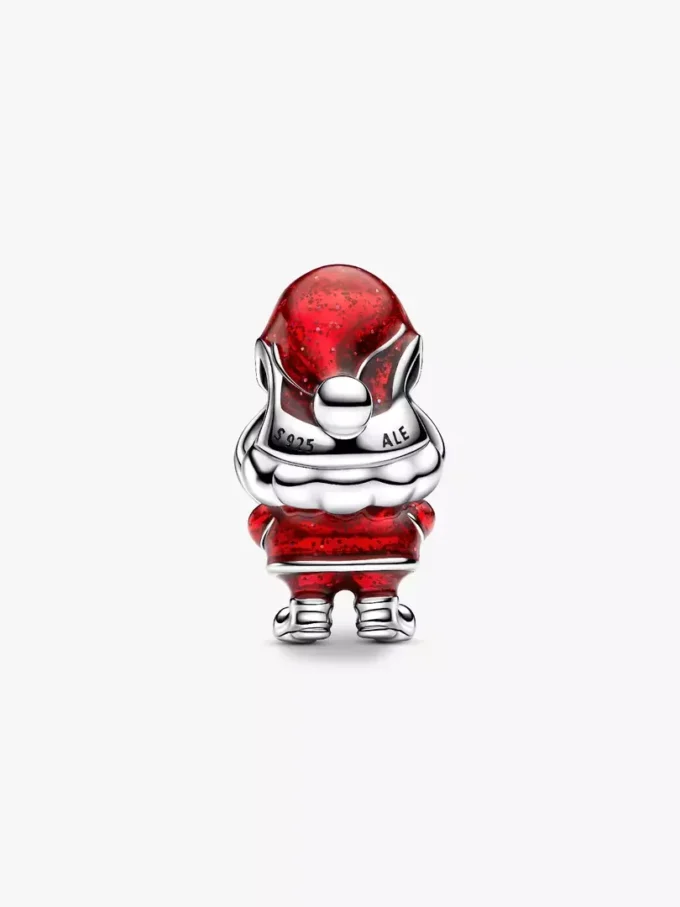 Verspielter Weihnachtsmann-Charm aus Sterlingsilber Verspielter Weihnachtsmann-Charm aus Sterlingsilber
