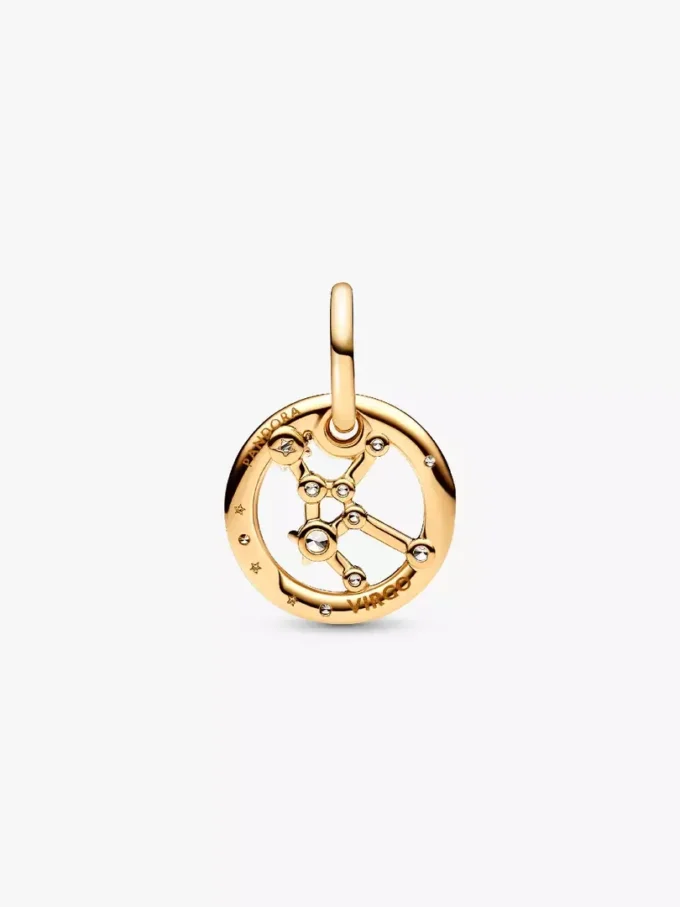 Virgo Dangle Charm, 14 Karat vergoldet Virgo Dangle Charm, 14 Karat vergoldet