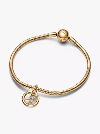 Virgo-Dangle-Charm-Armband-Set, 2er-Set