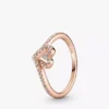 Voller Liebe und Glanz: Wishbone Ring-Sets, 2er-Set Voller Liebe und Glanz: Wishbone Ring-Sets, 2er-Set