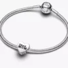 Volleyball-Mom-Herz-Charm aus Sterlingsilber Volleyball-Mom-Herz-Charm aus Sterlingsilber