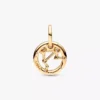 Waage-Sternzeichen-Dangle Charm, 14-karätig vergoldet Waage-Sternzeichen-Dangle Charm, 14-karätig vergoldet