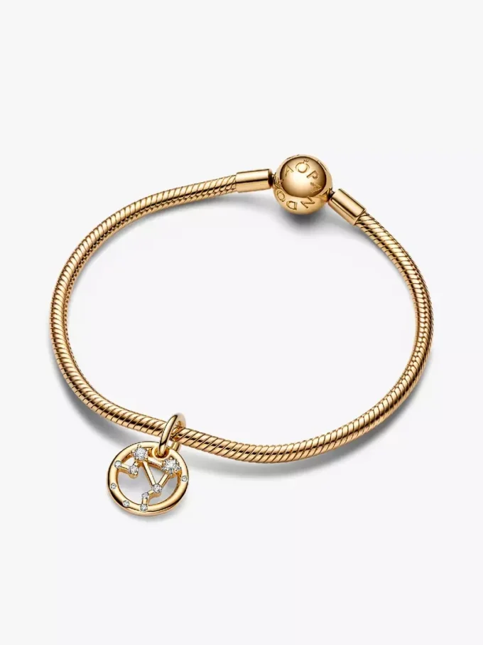 Waage-Sternzeichen-Dangle Charm-Armband-Set, 2er-Set Waage-Sternzeichen-Dangle Charm-Armband-Set, 2er-Set
