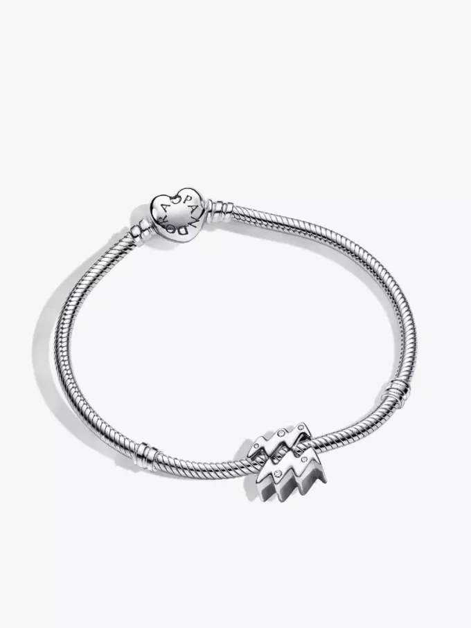 Wassermann-Sternzeichen-Charm-Armband-Set, 2er-Set Wassermann-Sternzeichen-Charm-Armband-Set, 2er-Set