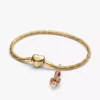 Weihnachts-Charm-Armband-Set mit Nussknacker zum Gravieren, 2er-Set Weihnachts-Charm-Armband-Set mit Nussknacker zum Gravieren, 2er-Set