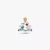 Weihnachtsbaum-Charm aus Sterlingsilber, 14-karätig vergoldet