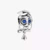Weise Eule Abschluss-Charm aus Sterlingsilber Weise Eule Abschluss-Charm aus Sterlingsilber
