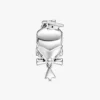 Weise Eule Abschluss-Charm aus Sterlingsilber Weise Eule Abschluss-Charm aus Sterlingsilber