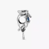 Weise Eule Abschluss-Charm aus Sterlingsilber Weise Eule Abschluss-Charm aus Sterlingsilber