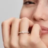 Weißer Chakra-Herzring, 14 Karat vergoldet Weißer Chakra-Herzring, 14 Karat vergoldet