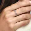 Weizenkorn-Wishbone Ring aus Sterlingsilber Weizenkorn-Wishbone Ring aus Sterlingsilber