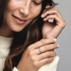 Weizenkorn-Wishbone Ring aus Sterlingsilber Weizenkorn-Wishbone Ring aus Sterlingsilber