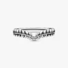 Weizenkorn-Wishbone Ring aus Sterlingsilber Weizenkorn-Wishbone Ring aus Sterlingsilber