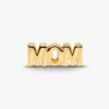 Wendbarer Mom-Charm, 14-karätig vergoldet Wendbarer Mom-Charm, 14-karätig vergoldet