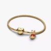 Winnie-the-Pooh-Charm-Armband-Set mit Nieten, 2er-Set Winnie-the-Pooh-Charm-Armband-Set mit Nieten, 2er-Set