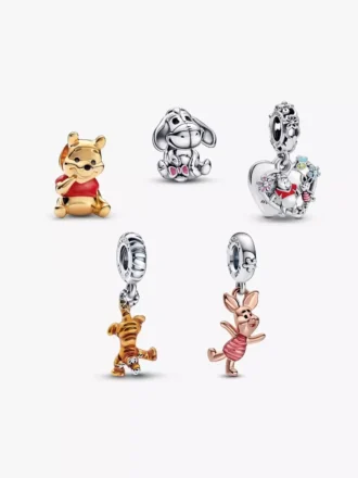 Winnie-the-Pooh-Charm-Kollektionsset, 5er-Set