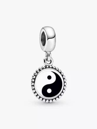 Yin-Yang-Dangle Charm aus Sterlingsilber