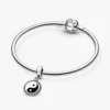 Yin-Yang-Dangle Charm aus Sterlingsilber Yin-Yang-Dangle Charm aus Sterlingsilber