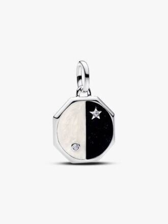 Yin & Yang-Dangle Charm – Sterlingsilber