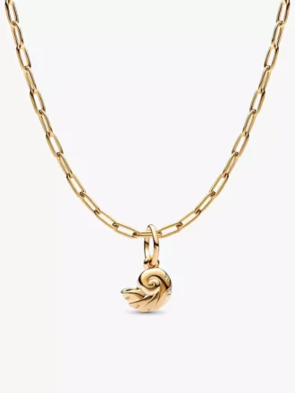 Yoonchae Muschel-Charm-Halskettenset, 2er-Set