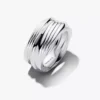 Verdrehter Doppelring aus Sterlingsilber Verdrehter Doppelring aus Sterlingsilber