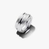 Zweifarbige „Twists & Turns“-Ringe – 2er-Set
