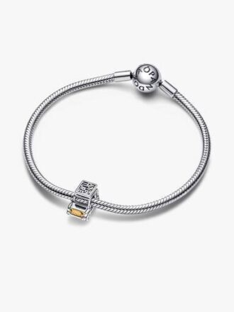 Zweifarbiger Abenteuer-Auto-Charm – Sterlingsilber, 14-karätige Vergoldung