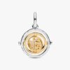 Zweifarbiger Fú-Dangle Charm – Sterlingsilber, 14-karätige Vergoldung Zweifarbiger Fú-Dangle Charm – Sterlingsilber, 14-karätige Vergoldung