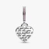 Zweifarbiger Infinity-Herz-Dangle Charm – Sterlingsilber, 14 Karat Roségold-Beschichtung Zweifarbiger Infinity-Herz-Dangle Charm – Sterlingsilber, 14 Karat Roségold-Beschichtung